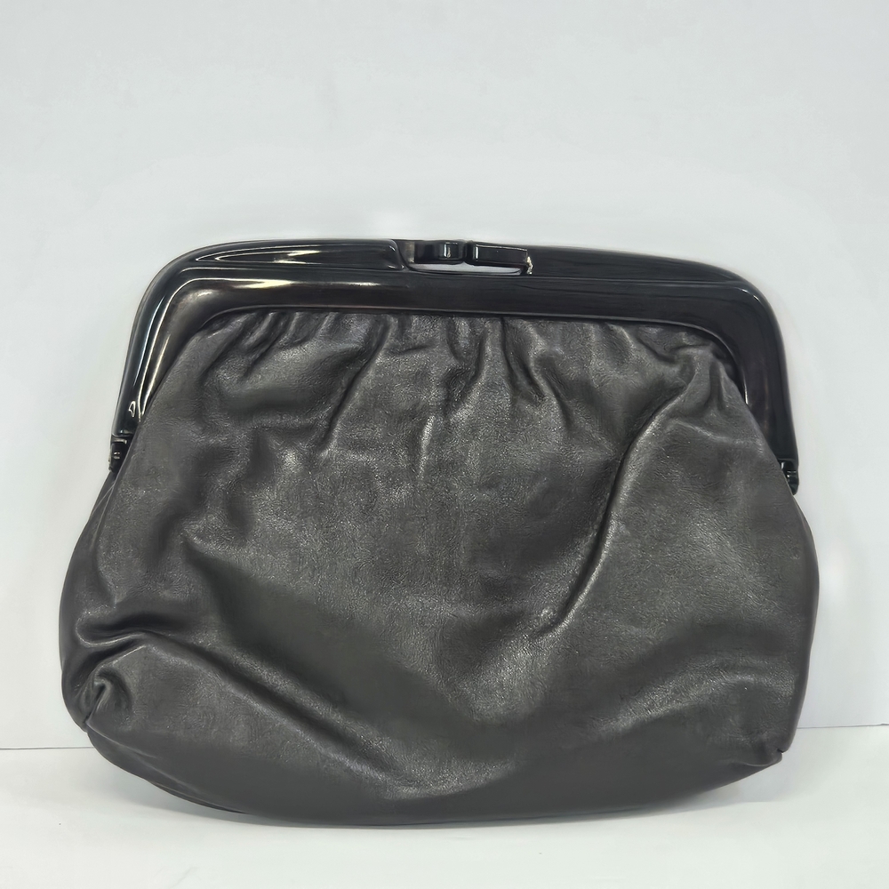 Italian Black Clutch